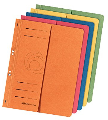 10 Ösenhefter / aus Manila Karton / DIN A4 / 5 Farben