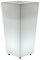 Newgarden Pot de Fleur Lumineux en polyéthylène Blanc Melisa D30cm Transparent