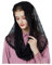 BEAUTELICATE Damen Mantilla Katholisch Schleier Spitze Kapelle Schal Stola Kopfbedeckung Spitze Schwarz Weiß für Katholischen Kirche Latin Mass kirchliche Hochzeit Braut V104 Schwarz
