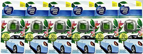 Ambi Pur Car/Auto Duft/Parfum Rainforest Breeze/Regenwald-Brise (12x2ml)