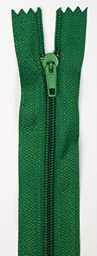 Jajasio 3 Stk. Reißverschlüsse nicht teilbar 3mm Spirale in 39 Farben dunkelgrün 40cm nicht teilbarer Reißverschluss