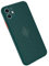 Rdyi6ba8 Coque pour iPhone 11, Étui en Silicone Souple Maille et Respirant Ultra Fine et Léger avec Fonction Dissipation de La Chaleur pour iPhone 11 - Vert Foncé