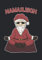 A4 Notizbuch kariert mit Softcover Design: Namasleigh Yoga Yogamatte Yoga-Schliten Nikolaus Weihnachten: 120 karierte DIN A4 Seiten