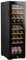 Baridi 27 Bottle Dual Zone Wine Cooler, Fridge with Digital Touch Screen Controls, Wooden Shelves & LED Light, Black - DH90