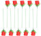 Artibetter Fackel zu Rose Feuer Zaubertrick Rose Fackel zu Rose Zaubertrick Feuer Rose Zaubertrick Feuertrick: Flamme