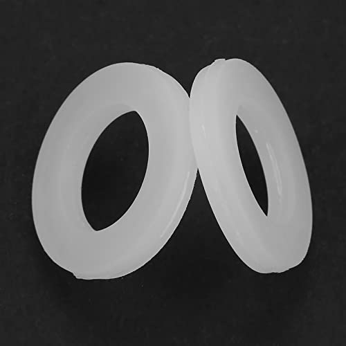 12pcs Guarnizioni in Silicone Rondelle Piatte in Gomma o Ring Rondelle di Tenuta Kit di Assortimento Utilizzato per Sigillare il Tubo del Rubinetto, Rubinetto, Tubo a Soffietto (1/2)