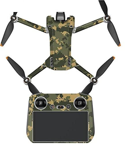 Skin für DJI Mini 3 Aufkleber Full Drone Set + Controller Skins Kompatibel mit DJI Mini 3 Pro Skin Resistant Applique Wasserdicht Kratzfest