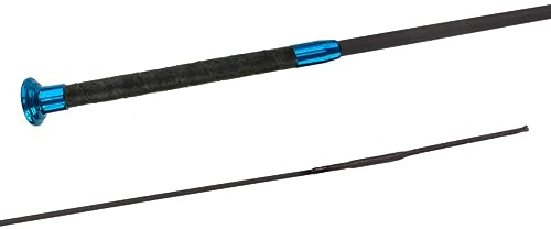 JA Horse Fleck SilkTouch Premium Reitgerte Pferd Dressur Reiten Gerte Dressurgerte Ultrasoft Griff (130 cm, blau)