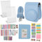El Kit de Accesorios para Cámara Instantánea Instax Mini 12 Incluye Funda Protectora de Piel Sintética, álbum Instax Mini, Marcos, Pegatinas de Bricolaje, Filtros, Funda (Blue)