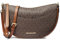 Michael Kors Dover Kleine Umhängetasche aus Leder, Braun