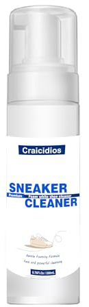 Nettoyant pour chaussures blanches, formule douce, élimine la saleté et les taches, kit de nettoyage de chaussures avec brosse et serviette, kit de nettoyage pour chaussures blanches, toile, cuir,