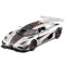 EMRGAZQD Motorfahrzeuge Replika Auto 1/24 Für Koenigsegg ONE 1 Luxus-Supersportwagen Mit Sound- Und Licht-Modellauto-Kollektion Aus Aluminiumlegierung Originalgetreue Nachbildung(White)