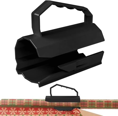 Geschenkpapier Schneider, Papierschneider für Rollen Geschenkpapier Weihnachten, Weihnachtsgeschenkpapier Papierschneider, Geschenkpapier Cutter für Weihnachten Halloween Geburtstag Geschenkpapier (B)