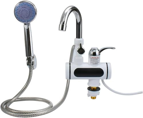 Deals Riscaldatore Istantaneo Acqua Calda Rubinetto Elettrico per Doccia Cucina Bagno con Display Della Temperatura e Senza Serbatoio Con Attacco A Lavandino