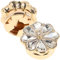 DEARMAMY Boutons De Manchette Fleurs En Strass Pour Femmes - Accessoires Élégants Pour Chemises 2 Pièces Design Unique Et Glamour