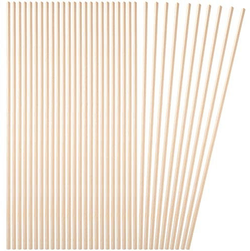 Hemobllo Bandes Triangulaires En Bois Naturel 6 Mm X 50 Cm Pour Moulure De Fenêtre Décorative