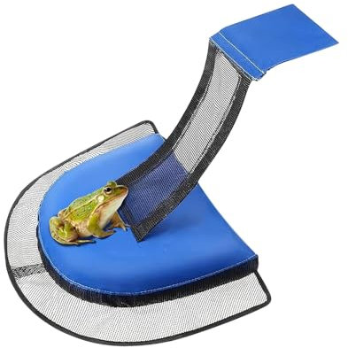 yotutun Tiersparende Fluchtrampe für Pool, Schwimmende Rampe Rettungen Ausstiegshilfe Pool Tierrampe Kleintier Swimming Fluchtrampe zur Rettung von Fröschen Bienen Vögeln Streifenhörnchen, Blau