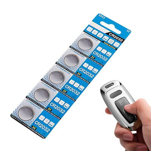 Pile bouton - Piles longue durée | 5 petites piles rondes | Pile bouton 3 V - Accessoires de télécommande pour appareils électroniques portables, casques sans fil