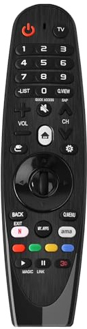 Replacement LG TV Remote for Smart TV, Universal TV Remote Control MR19BA MR20GA MR21GA MR22GN Compatible with All Models of LG TVs (NO Voice & Pointer Function)