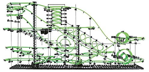 Space Rail Level 8 Kugelachterbahn Bausatz, 1137 Teile Leuchtender Kugelbahn Baukasten Marble Run Set Selbstbau für Erwachsene