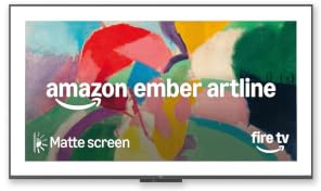 Amazon Ember Artline 65 Zoll mit Fire TV (neueste Generation), 4K Ultra HD QLED Smart TV und Kunstgalerie, individuelle Rahmen, HDR10+, Sprachsteuerung mit Alexa - Ohne Rahmen
