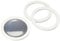 Bialetti Doble Malla Kit de Repuesto para cafetera de 6 Tazas (Junta de Goma y Filtro) en Acero Inoxidable, 1 cm