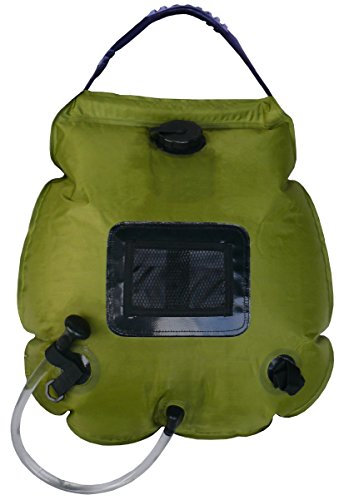 C.A.O. - Douche chauffe-eau solaire 20 litres en PVC+EVA - Largeur 47 cm - Hauteur 50 cm