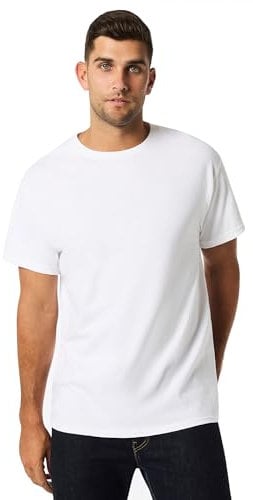 Gildan Mens Ultra Cotton Short Sleeve T-Shirt (M) (White)