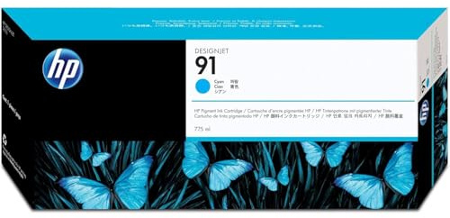 HP 91 - C9467A - 1 x Cyan - Ink cartridge - For DesignJet Z6100, Z6100ps