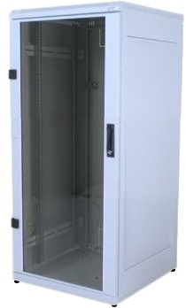 'Triton 19 Rack 27U/600 x 1000 Glass Door – Regal Unabhängige, grau, 600 x 1000 x 1300 mm