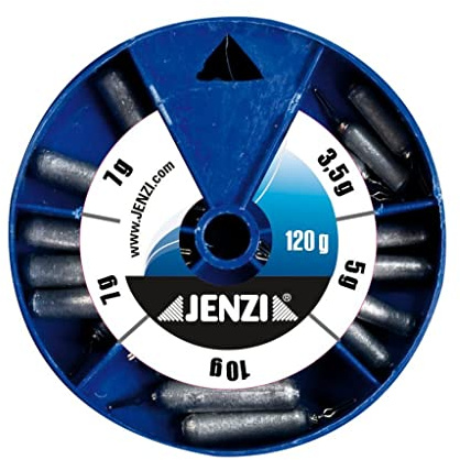 Jenzi Drop-Shot Bleisortiment in runden Dosen 120 g Long