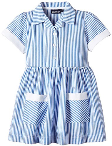 Blue Max Banner Girls Kinsale Striped Short Sleeve Dress