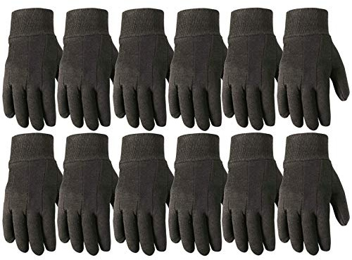 Wells Lamont Versatile Work Gloves Lightweight, Durable, Comfortable Jersey Basic, 12-Pair Bulk Pack, Large (506LZ)