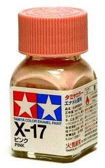 RCECHO Tamiya Model Color Enamel Paint X-17 Pink Net 10ml 80017 Full Version Apps Edition