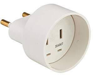 Adaptateur Prise - Adaptateur universel - Adaptateur Voyage - Adaptateur De Voyage - Adaptateur Prise universelle - Adaptateur Universel Europe 2P 6A USA-FRA 4mm Blanc