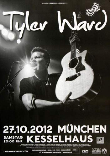 Tyler Ward - Forster The People, München 2012 » Konzertplakat/Premium Poster | Live Konzert Veranstaltung | DIN A1 «