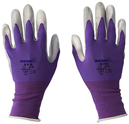 Spear & Jackson 370S4KEW Kew Gardens Collection Multi-Purpose Gardening Gloves, Purple - Small