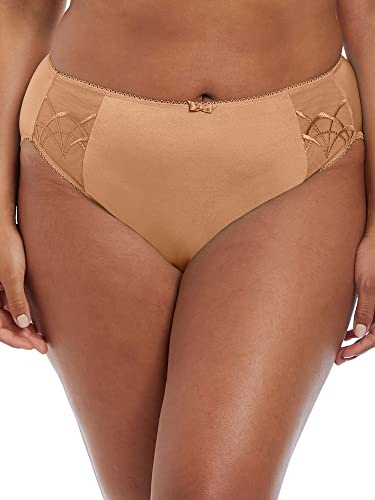 Elomi Women's Cate Embroidered Briefs, Hazel, Medium