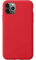cellularline Sensation Rot Backcover Soft Touch Silikon Case Cover mit weichem kratzfestem Mikrofaser-Innenfutter passend für Apple iPhone 11 Pro Max