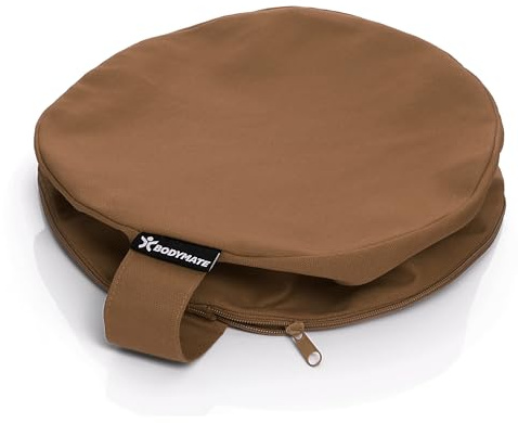 BODYMATE Original Ersatzbezug aus 100% extra dicker Baumwolle für Yogakissen Durchmesser 31CM Höhe 13CM