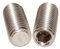 Tornillos prisioneros M6 x 25 con hexágono interior y cabeza cónica, 10 unidades, ISO 4026 A2, acero inoxidable