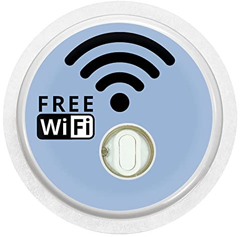 Aufkleber Sticker für FreeStyle Libre 3 Sensor 2x Free WiFi myDili Diabetes Farbe hellblau