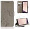 AROYI Lederhülle Kompatibel mit Samsung Galaxy S8 Hülle, Premium Leder Flip Wallet Handyhülle PU Leder Klappbar Handytasche Magnetisch Kartenfach Schutzhülle Kompatibel mit Samsung Galaxy S8 Grau