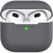 AHASTYLE AirPods 3 Hülle Silikon Schutzhülle und Haut Case für AirPods 3 [Front-LED Sichtbar] [Kabelloses Laden] Kompatibel mit AirPods 3 2021 (Ohne Karabiner, Dunkelgrau)