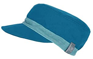 PICKAPOOH Kinder und Erwachsenen Schirmmütze Mika mit UV-Schutz, Caribean Sea, Gr. 52