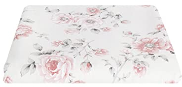 Tessuto Stoffa Cotone Fantasia Fiori Rosa Taglio 280x280 cm Cuscini