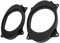 Pasamer 2 Speaker Adapters. Black, Durable Adapter for 6.5 Door Speakers. Spacer Easy to Install 6X9