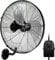 COSTWAY 20 Inch(51 cm) Oscillating Wall Fan, Wall Mounted Fans with 3 Speeds, 85° Oscillation & 30° Adjustable Tilt Head, Metal Wall Mount Cooling Fan for Home Office Garage (Black)
