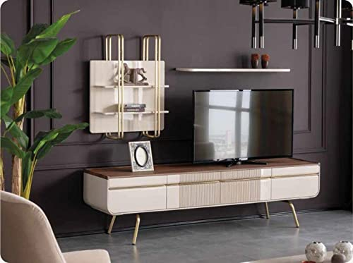 JV Möbel Lowboard rtv Kommode Tisch Luxus Sideboard tv Wohnzimmer Kommoden Holz