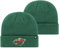'47 NHL Unisex-Erwachsene Primary Logo Cuffed Knit Beanie Hat Cold Weather Hut, One Size, Minnesota Wild, Einheitsgr��e